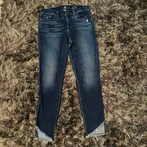 7 For All Mankind Ankle Skinny Jeans